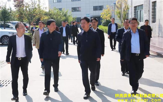 陜西省質(zhì)監(jiān)局局長張智華帶領(lǐng)調(diào)研組蒞臨森弗健康養(yǎng)生產(chǎn)業(yè)園調(diào)研